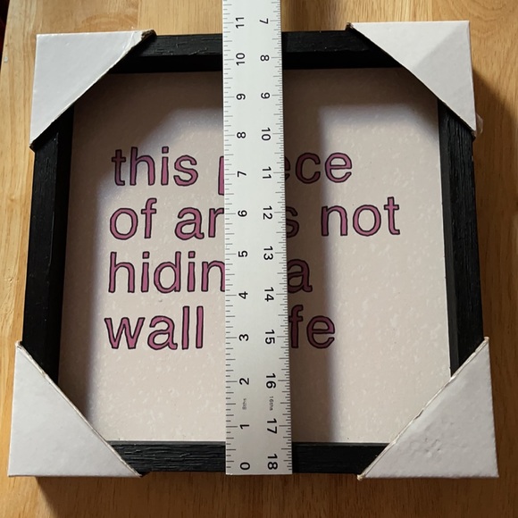 Wall art rustic frame funny script shabby chic farmhouse country cottage - Picture 3 of 4